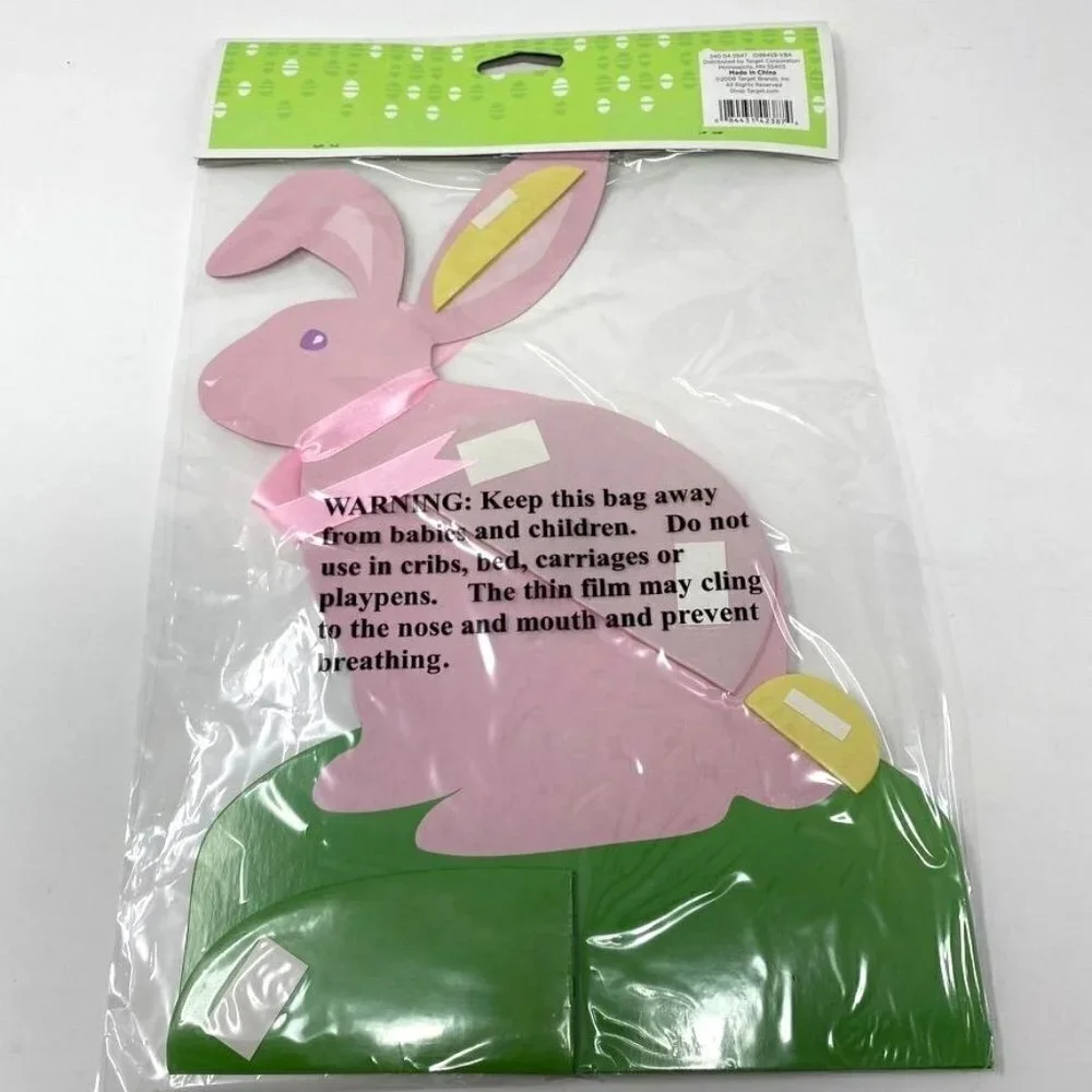 Target Pink Bunny Easter Honeycomb Centerpiece Decor
